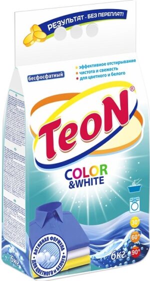 TeoN порошок для стирки Универсал Color&White 6кг