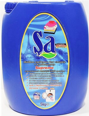 SA гель для стирки+кондиционер Универсальный Supreme Канистра 5кг