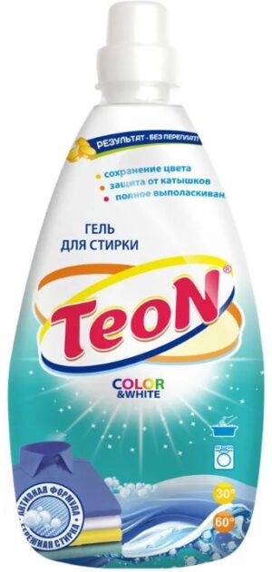 TeoN гель для стирки Универсал Color&White 1900мл