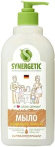 Synergetic мыло жидкое Антибактериальное Миндальное молочко 500мл