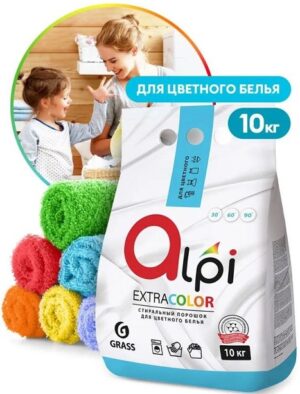 Grass Alpi Expert порошок для стирки Цветного белья Extra Color 10кг