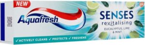 Aquafresh Senses Зубная паста экстракт Эвкалипта и Лайма 75мл