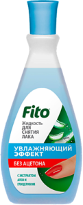 Fito Косметика Жидкость для снятия лака с экстрактом Алоэ и Глицерином 100мл