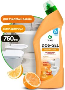 Grass Dos-gel Средство для чистки туалета и ванной сила Цитруса 750мл