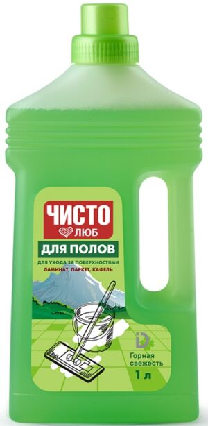 ЧИСТОЛЮБ Средство для мытья полов Горная свежесть 1л