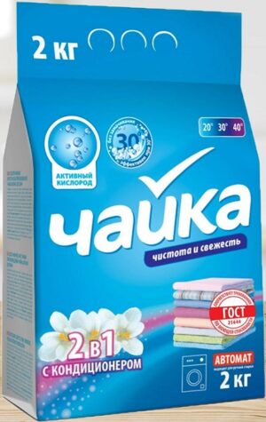 Чайка порошок стиральный Авт. 2в1 с Кондиционером 2кг