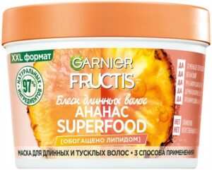 Fructis маска для волос Superfood Блеск с экстрактом Ананаса 390мл