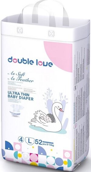 Double Love подгузники Детские L №4 (9-14кг) 52шт