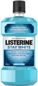 Listerine ополаскиватель для полости рта 6в1 Total Care Stay White 250мл