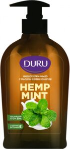 DURU мыло жидкое Hemp Mint с маслом семян Конопли 300мл