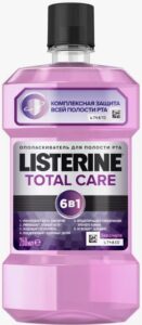Listerine ополаскиватель для полости рта Total Care 250мл