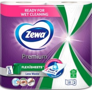 Zewa Бумажные полотенца Premium Flexisheets 2х слойные 4шт