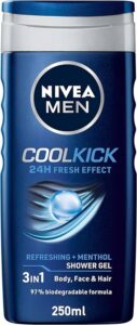 Nivea Men Гель для душа Освежающий Cool Kick 250мл