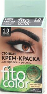 Fito Color Краска для бровей Тон 1.0 чёрный 4мл