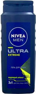 Nivea Men Гель для душа Бодрящий аромат Ultra Extreme 500мл