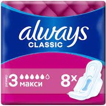 ALWAYS Classic прокладки Макси 8шт