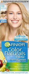 Garnier Color Naturals Краска для волос №110 Суперосветляющий натуральный Блонд 110мл