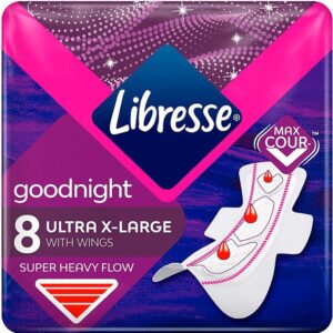 Libresse Гигиенические прокладки Goodnight Ultra X-Large+ 8шт