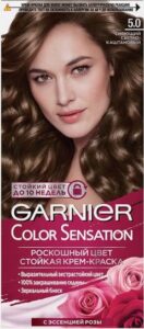 Garnier Color Sensation Краска для волос №5.0 Сияющий Светло-каштановый 110мл