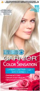 Garnier Color Sensation Краска для волос №910 Пепельный Платиновый блонд 110мл