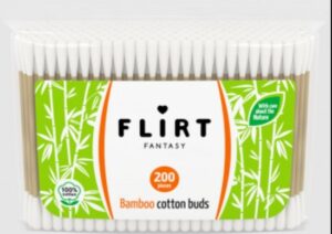 Ватные палочки Fantasy FLIRT Бамбук пакет 200шт