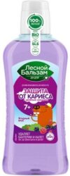 Лесной бальзам ополаскиватель для полости рта Детский 7+ Ягодный вкус 400мл