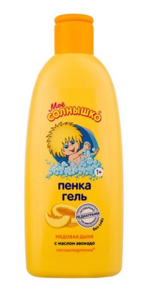 Моё Солнышко пенка-гель 1+ Медовая дыня и масло Авокадо 200мл