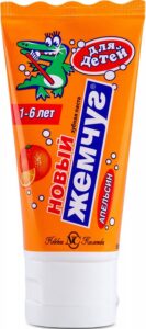 Новый Жемчуг зубная паста Детская Апельсин 50мл