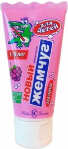 Новый Жемчуг зубная паста Детская Малина 50мл
