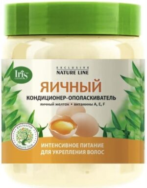 Iris Exclusive Nature Line кондиционер-ополаскиватель для волос Яичный 500мл