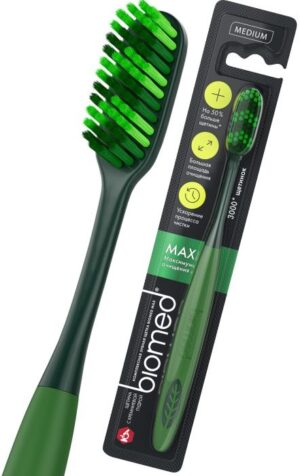 BIOMED зубная щетка MAX Medium 1шт