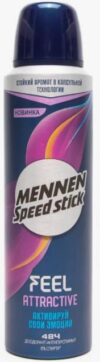 Mennen Speed Stick Дезодорант Спрей Feel Attractive 150мл.