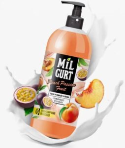 Milgurt крем-мыло Персик и Маракуйя в йогурте 860гр