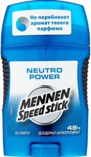 Mennen Speed Stick Дезодорант Стик Neutro power 50гр