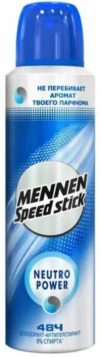 Mennen Speed Stick Дезодорант Cпрей Neutro power 150мл.