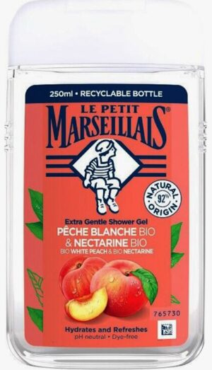 Le Petit Marseiliais гель для душа Персик и нектарин  250мл
