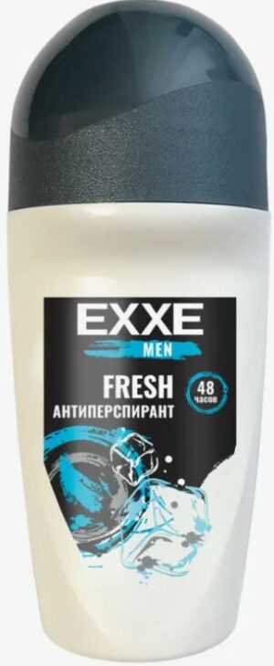 EXXE MEN мужской дезодорант антиперспирант ролик FRESH. 50мл.
