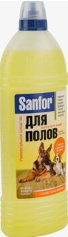 SANFOR средство для мытья полов Забота о домашних животных 1000мл