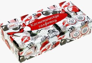 Семья и комфорт Салфетки косметические 2-х слойные, 100 шт.