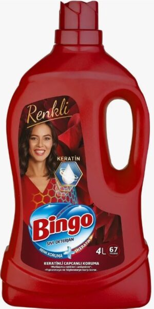 BINGO жидкий порошок для стирки Colored 4л