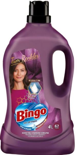 BINGO жидкий порошок для стирки Tiim Renkler 4л