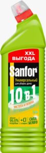 SANFOR UNIVERSAL средство для чистки и дезинфекции Лимонная свежесть 1500мл