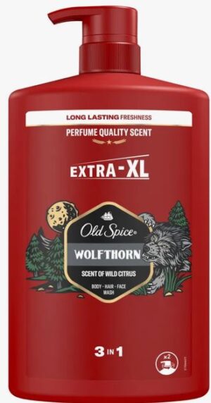 OLD SPICE Гель для душа + шампунь 3в1 Wolfthorn 1л