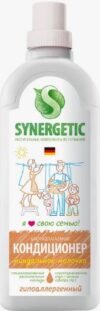 Synergetic кондиционер для белья Гипоаллергенный Миндалдьное молоко 1л