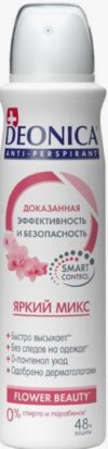 Deonica дезодорант спрей Яркий микс, 150мл.