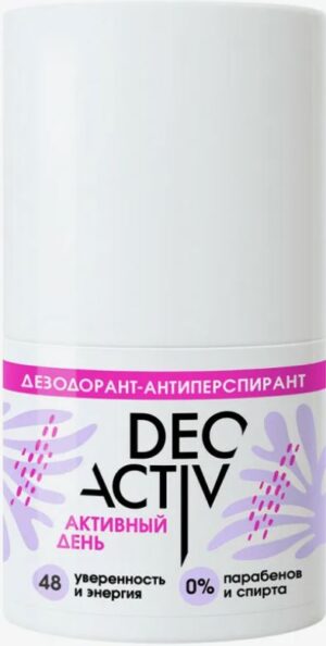 Deo Active Дезодорант-антиперспирант роликовый Активный день, 50мл.