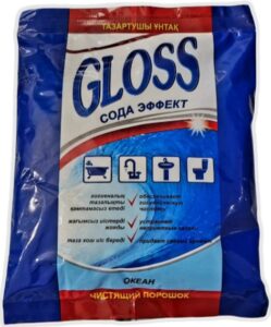 Gloss сода эффект Чистящий порошок Океан 350гр.пакет