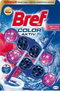 Bref Чистящее средство для унитаза СИЛА АКТИВ Цветочная свежесть 2х50гр