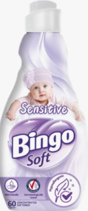 BINGO SOFT Кондиционер для белья концентрированный SENSITIVE 1440мл
