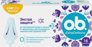 O.b. Extra Protect Тампоны Normal 16шт